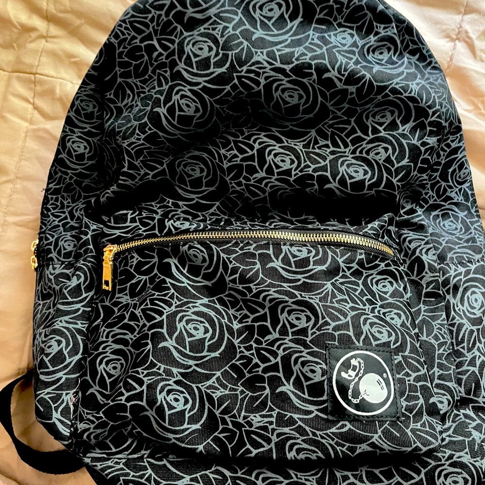 Ball & Chain Co Limited Roses Backpack Rare and Hard To Find Great Condition